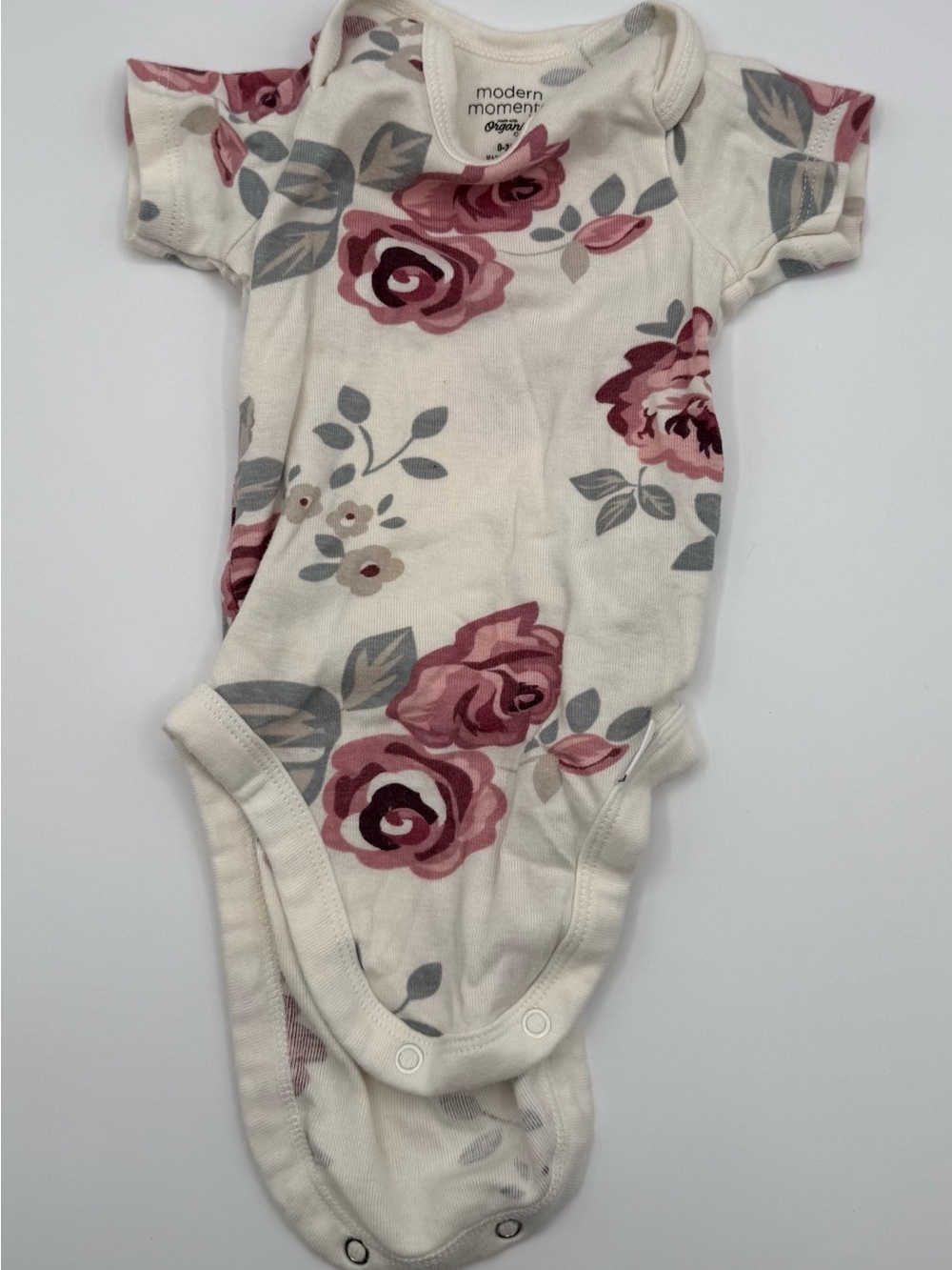 Floral 3 Month Girl Short Sleeve Onesie Bundle (5 pcs) - Picture 2 of 6